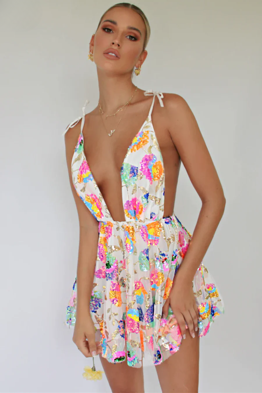 Taylee | Tropical Mini Dress