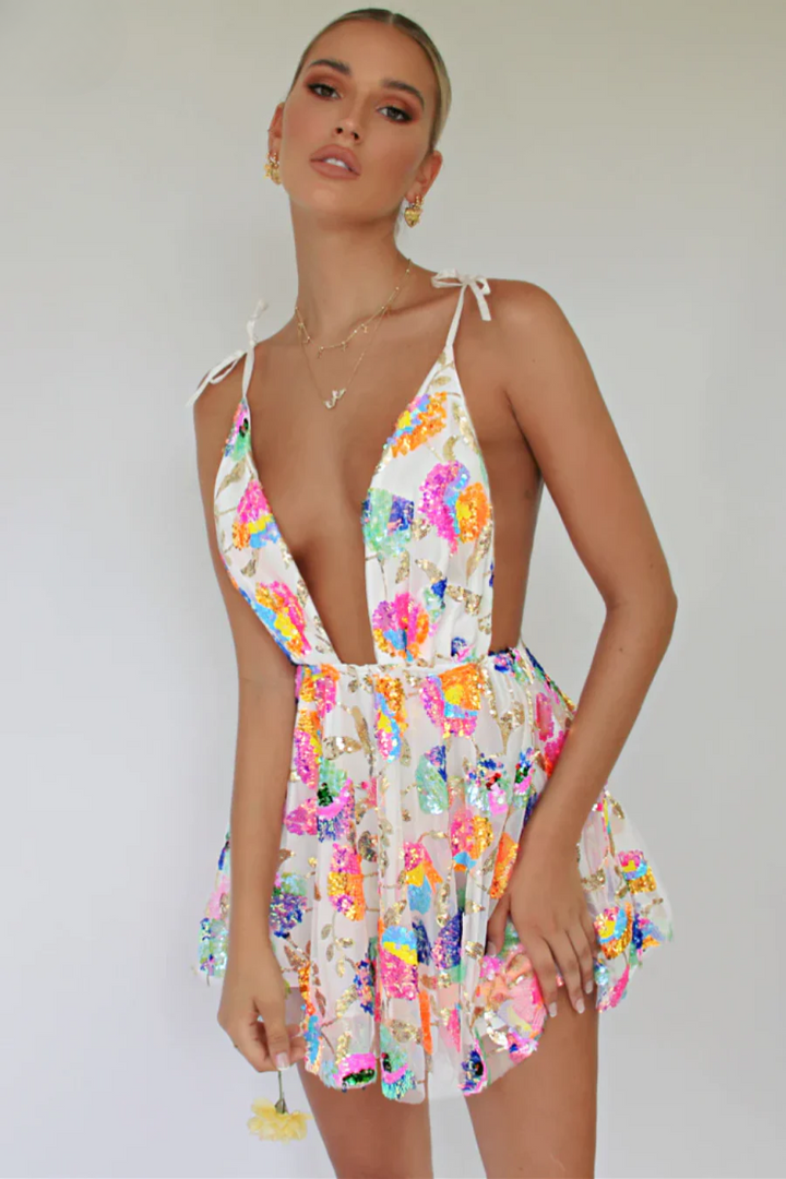 Taylee | Tropical Mini Dress