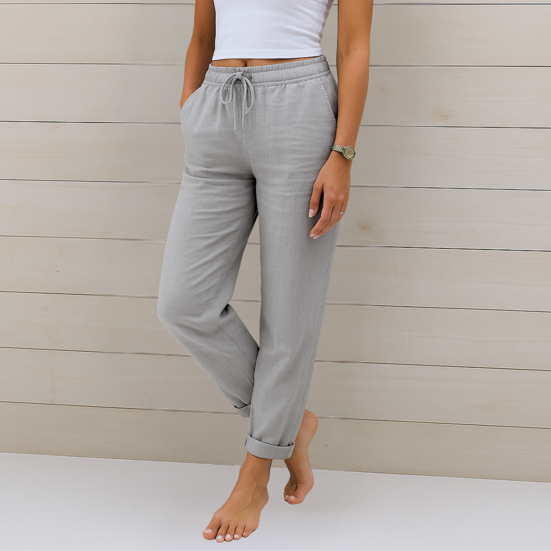 Madonna | Premium Breathable Linen Stretch Pants