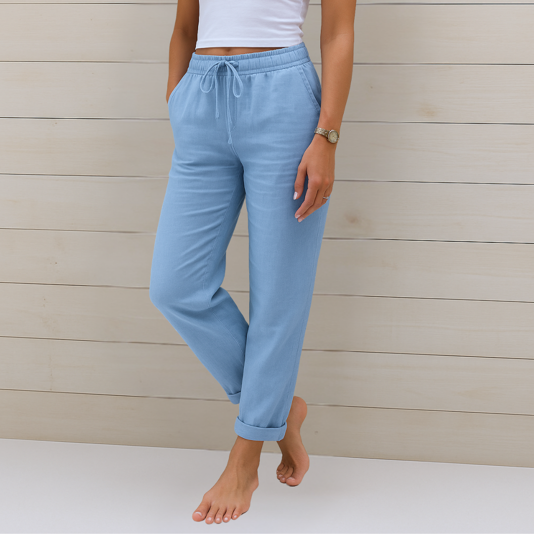 Madonna | Premium Breathable Linen Stretch Pants