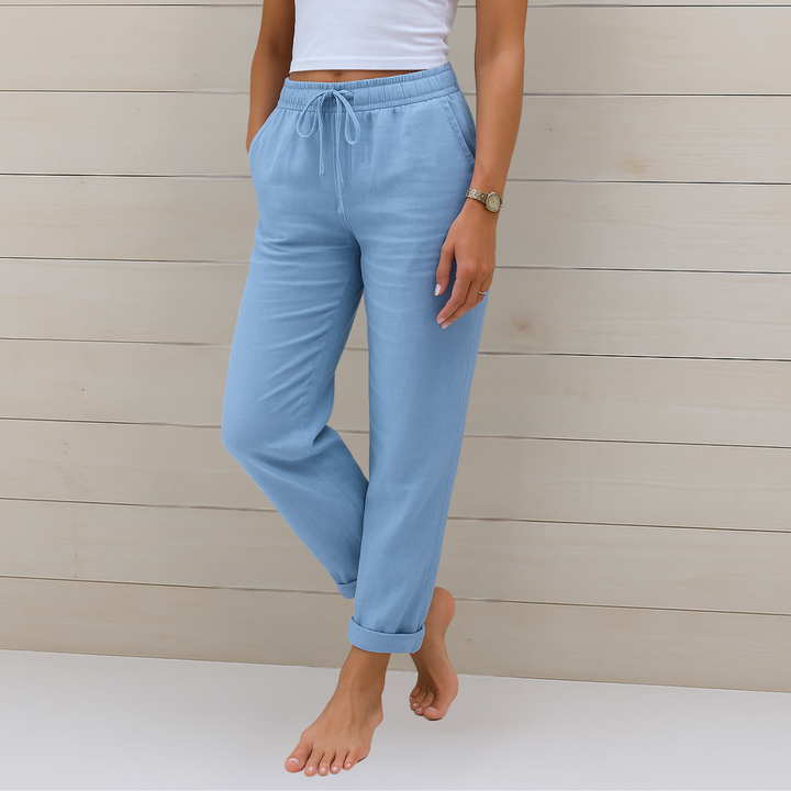 Madonna | Premium Breathable Linen Stretch Pants