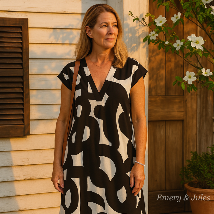 Viola | Flowing V-Neck Dress