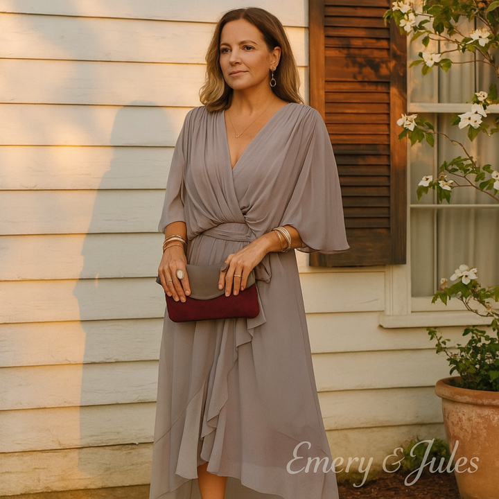 Adrianne | Elegant Silk Dress