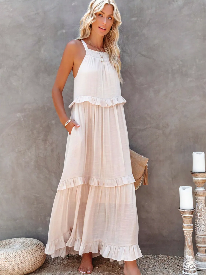 Betania | Ruffle Breeze Maxi Dress