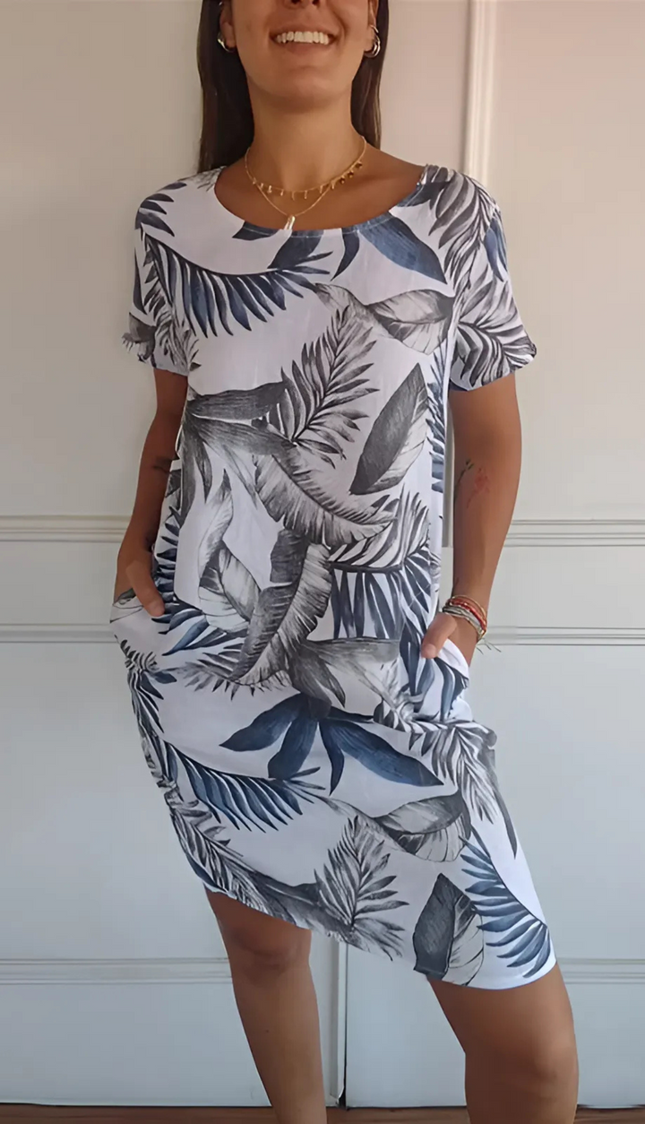 Anne | Comfy Round Neck Dress