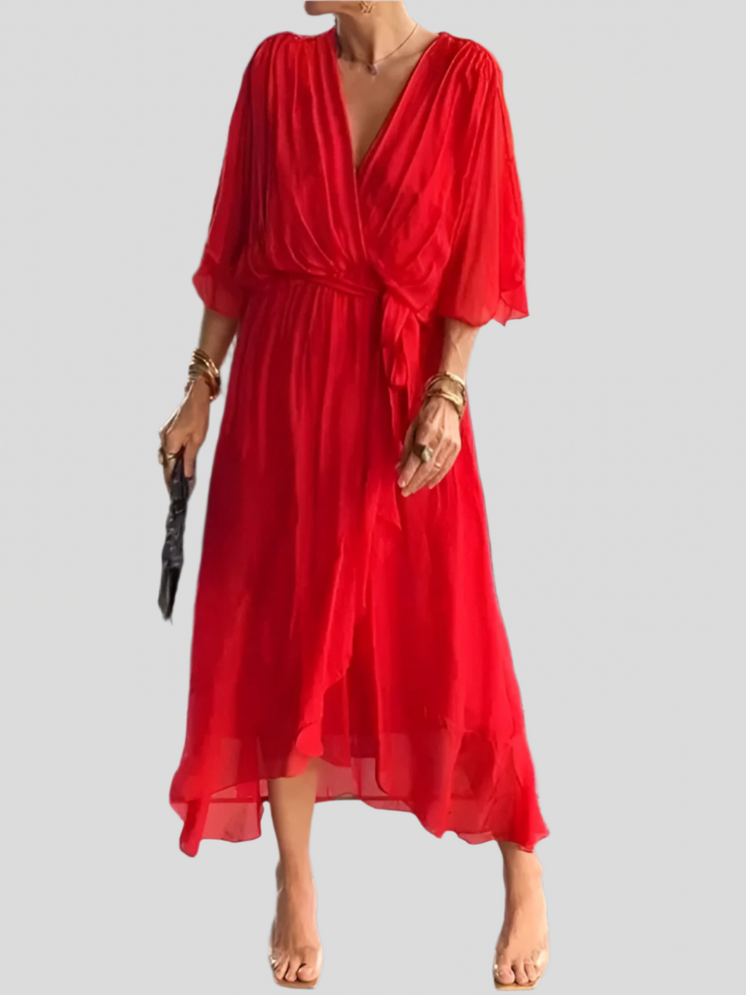 Adrianne | Elegant Silk Dress