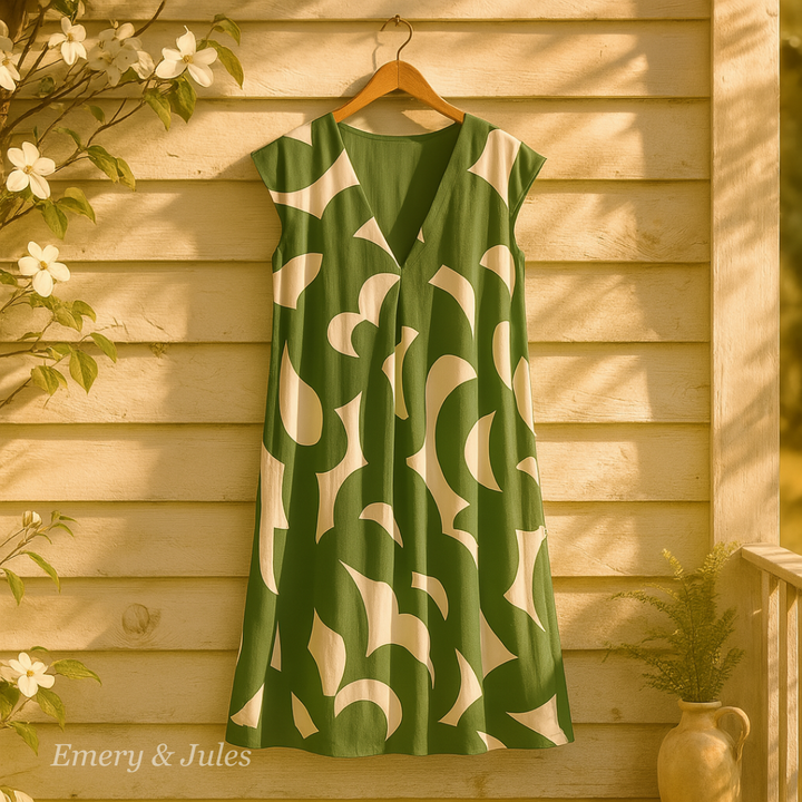 Viola | Flowing V-Neck Dress