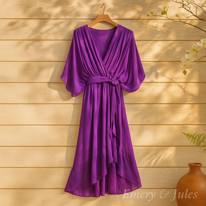 Adrianne | Elegant Silk Dress