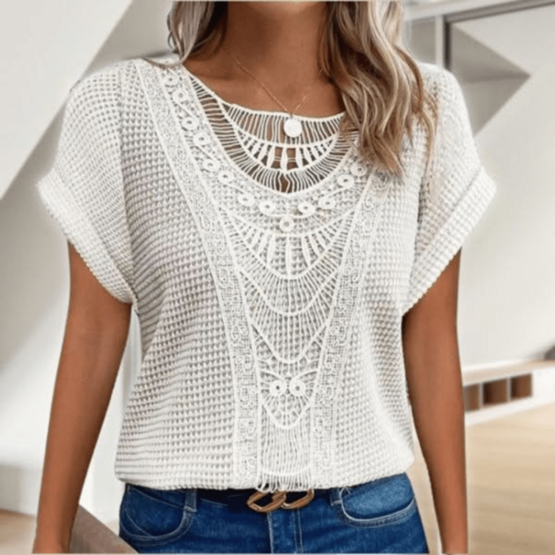 Lorine | Elegant Ibiza-Inspired Blouse