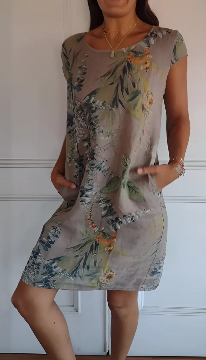 Anne | Comfy Round Neck Dress