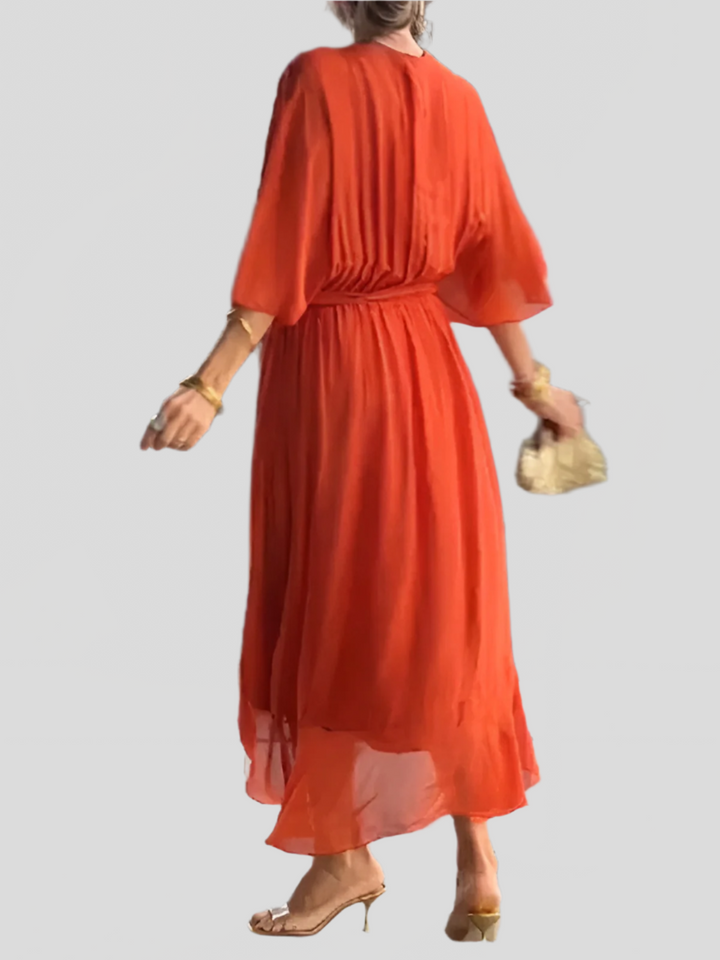 Adrianne | Elegant Silk Dress