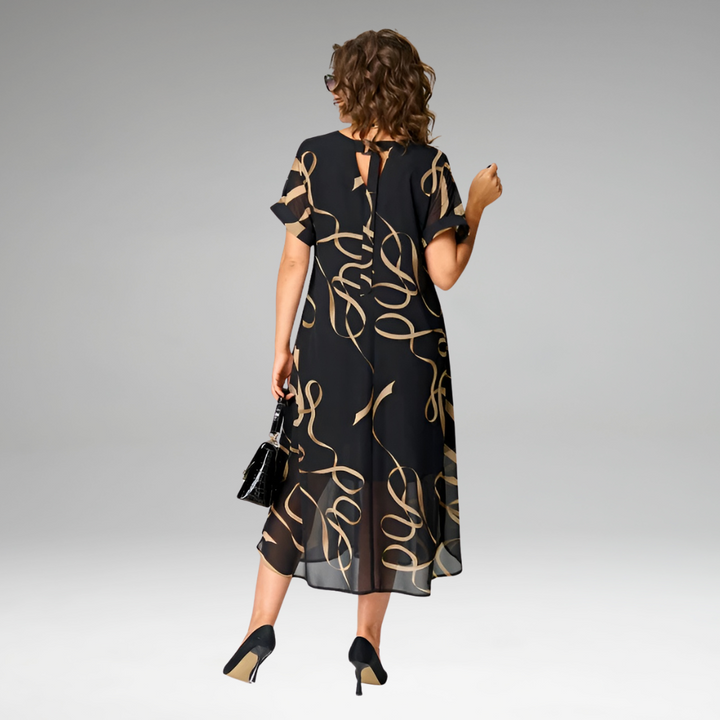 Sanne | Elegant Printed Dress