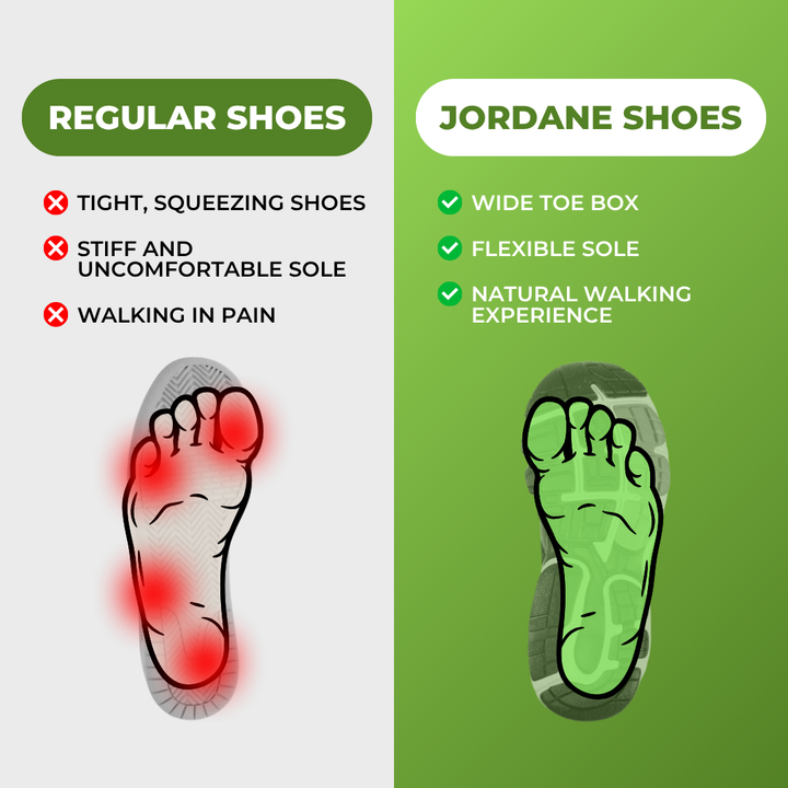 Jordane | Comfortable Ergonomic Shoes