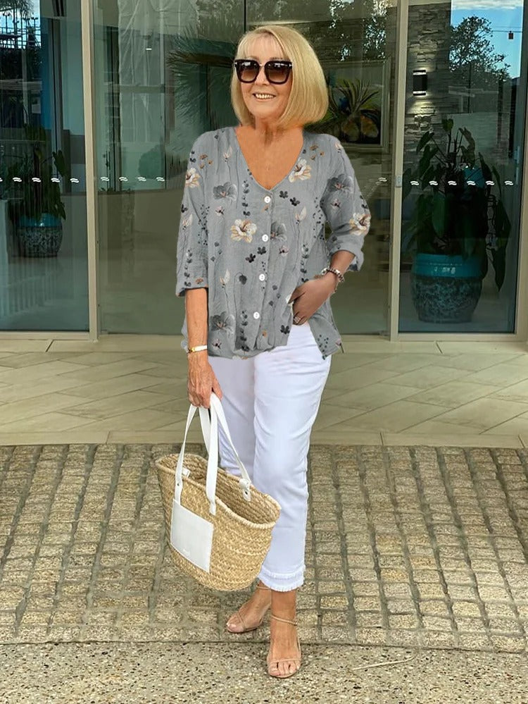 Elora | Floral Blouse