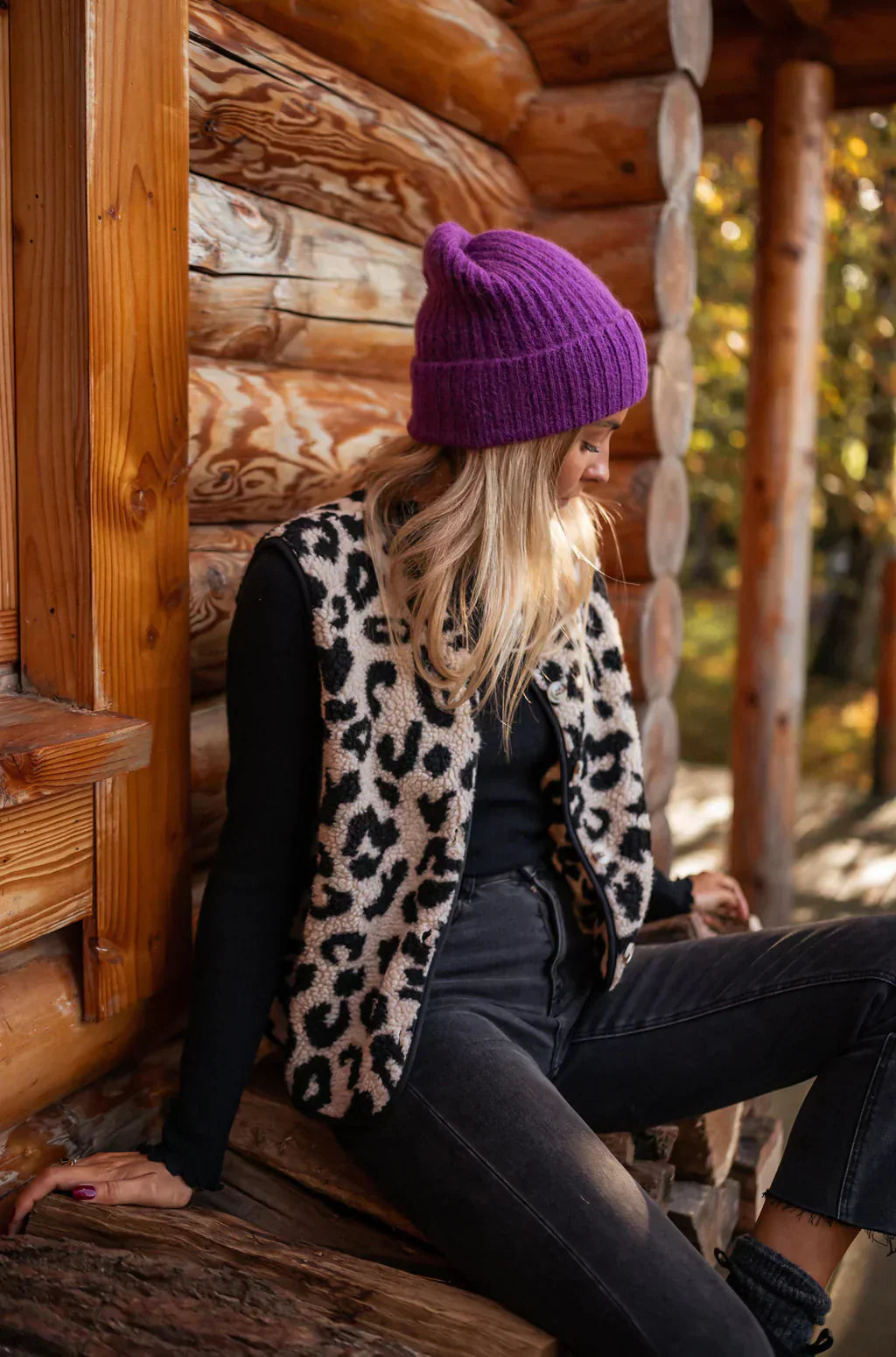 Leana | Leopard Vest