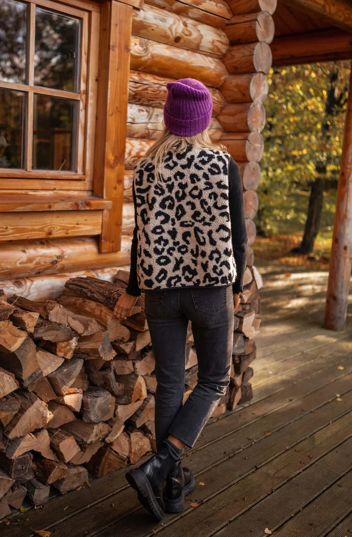 Leana | Leopard Vest