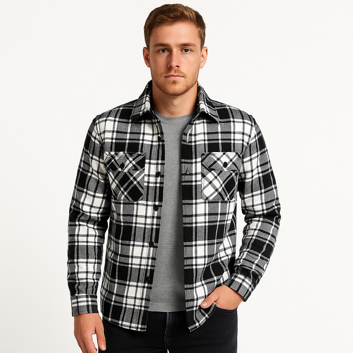 Tucker | Plaid Quilted Jacket