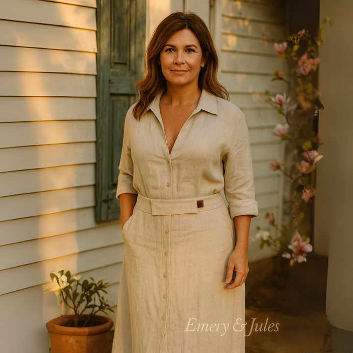 Astride | V-neck Maxi Dress