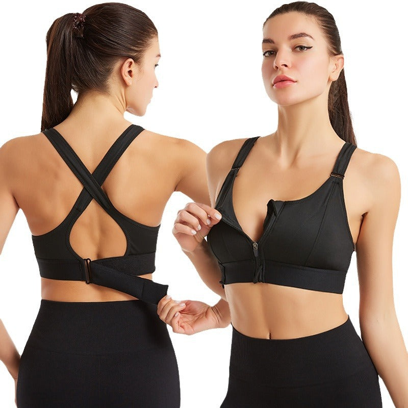 Laryssa | Zip Fit Sports Bra Anti-Sweat