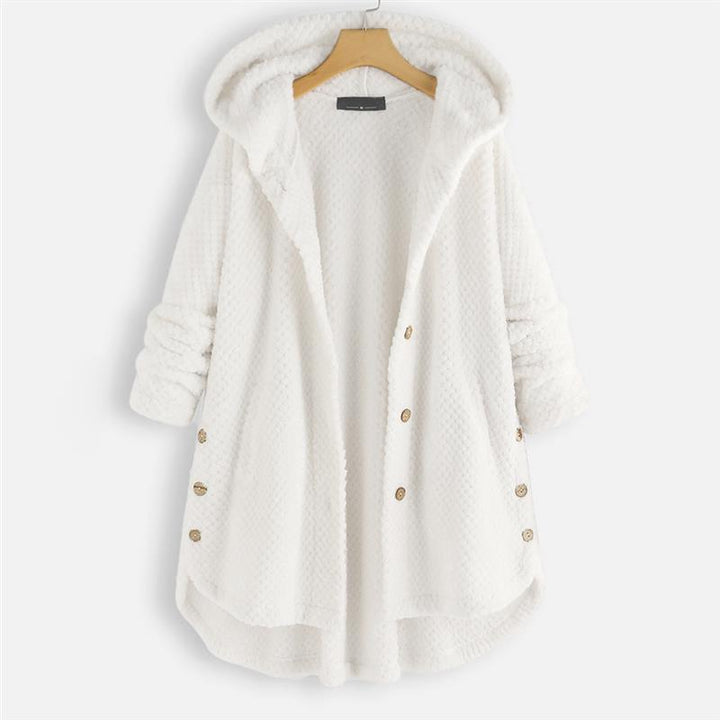 Jesse | Winter Hooded Double-faced Fleece Coat