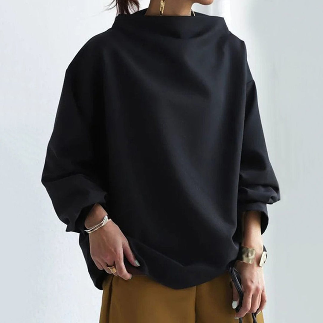 Wanda | High-Neck Soft Knit Top