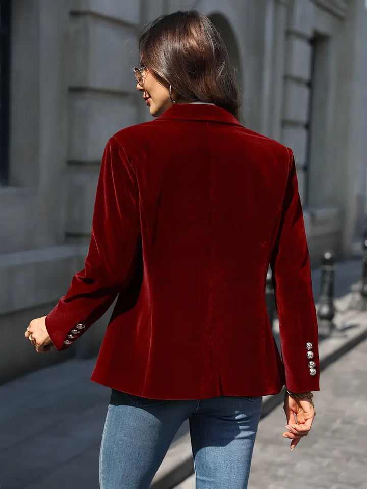 Isla | Elegant Velvet Blazer