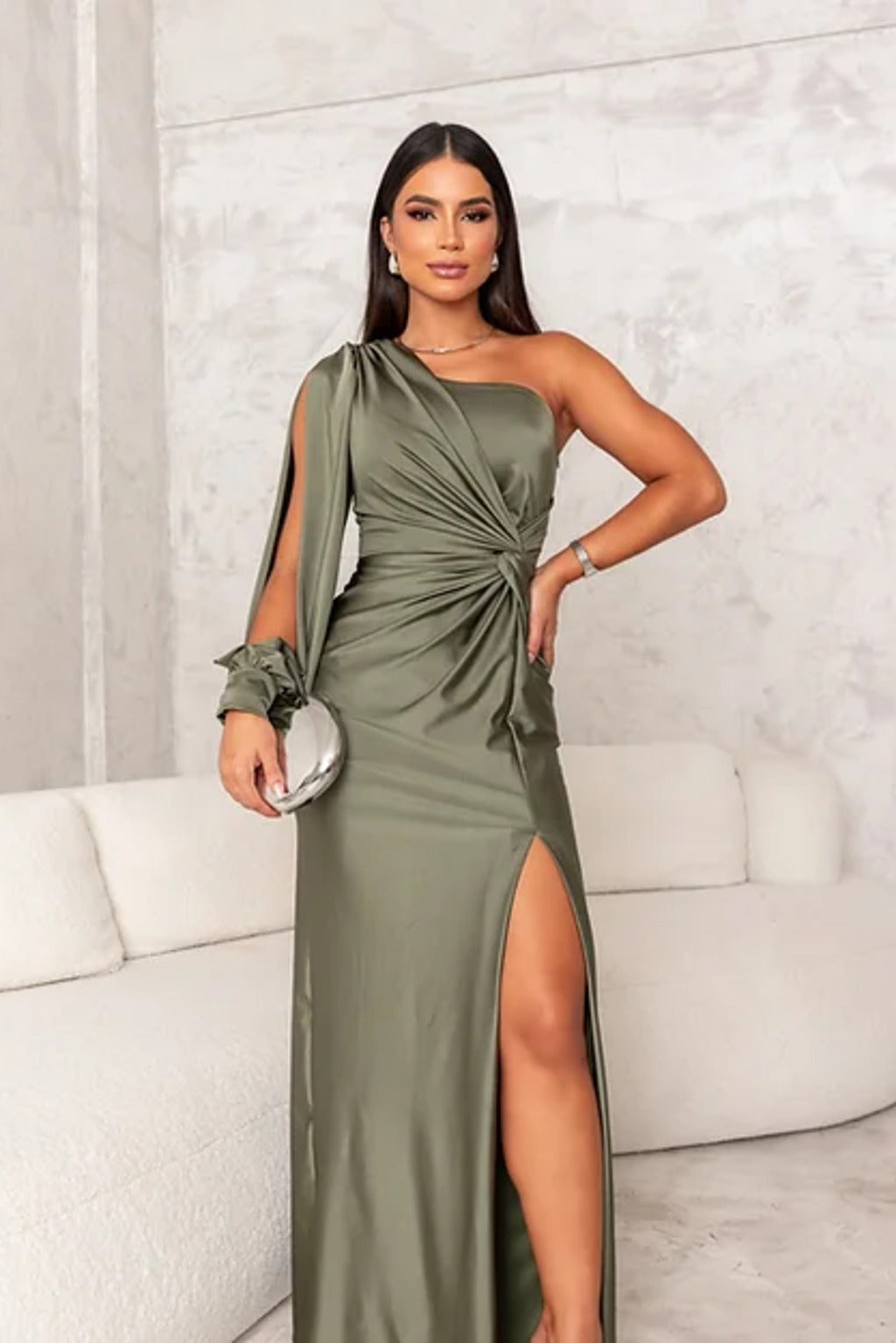 Araceli | Elegant Slit Maxi Dress
