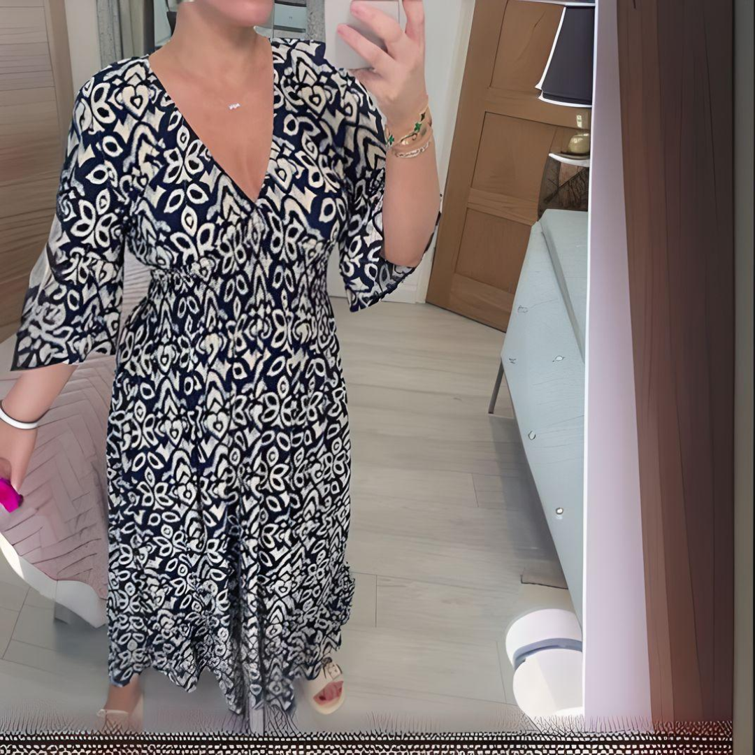 Zarissa | Boho Printed Dress