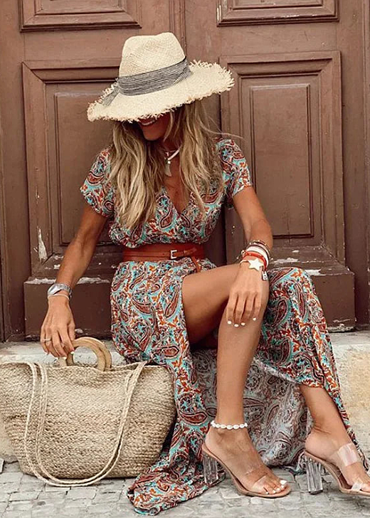 Tahlee | Elegant Bohemian Maxi Dress