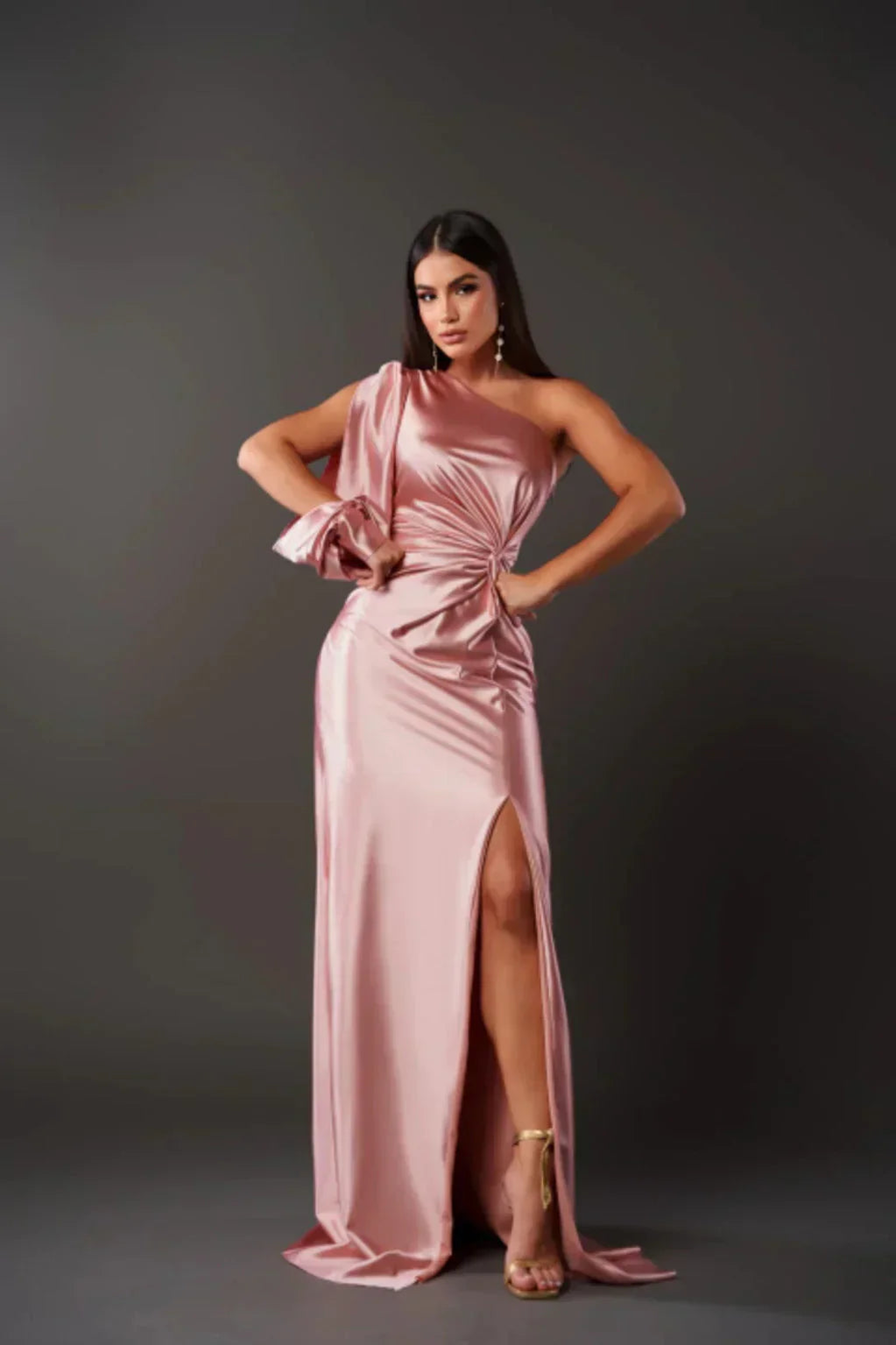 Araceli | Elegant Slit Maxi Dress
