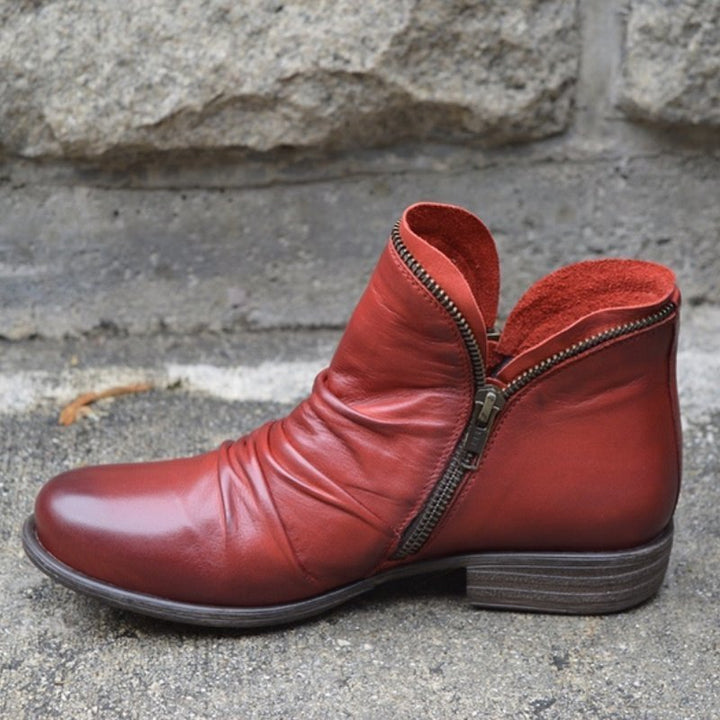 Marjorie | Stylish Zipper Ankle Boots