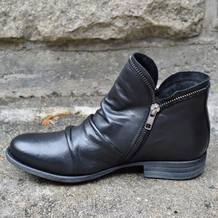 Marjorie | Stylish Zipper Ankle Boots
